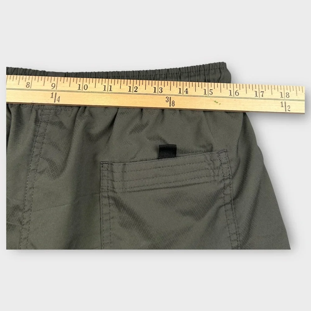 Flint and Tinder‎ Shorts Mens L Green Swim Trunks Mesh Lined Drawstring USA 7